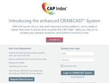 Tablet Screenshot of crimecast.capindex.com